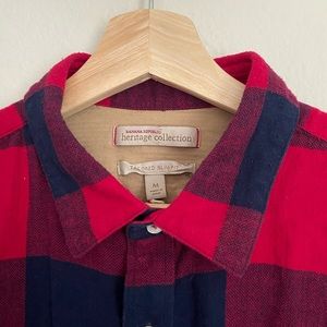 Banana Republic heritage collection plaid shirt